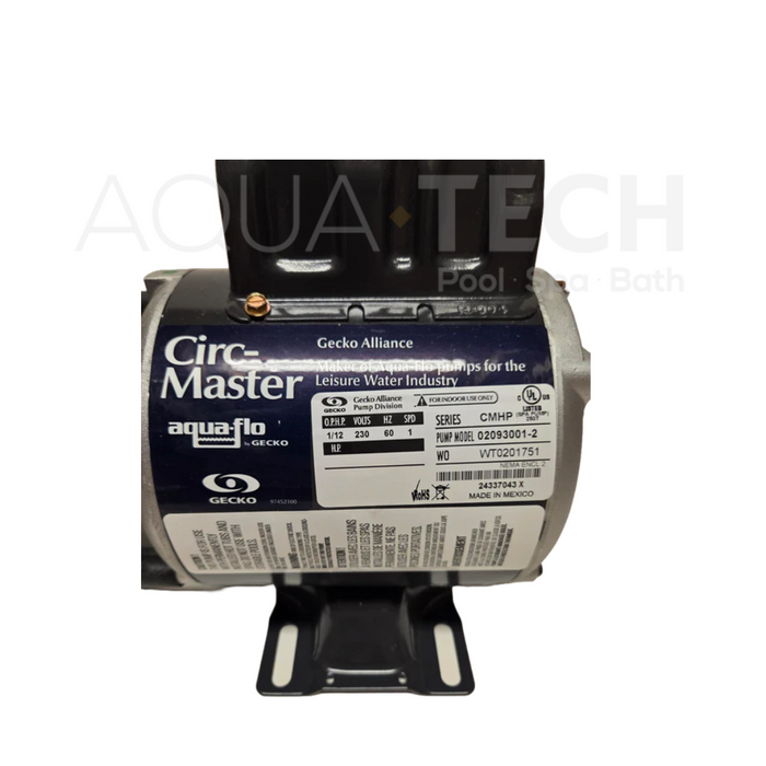 Gecko Aqua-Flo CircMaster Pump Side Discharge 230V (P/N: 02093001-2010)