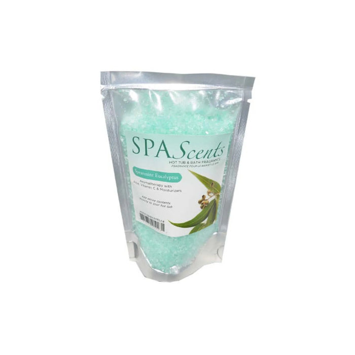 Spa Scents: Spearmint Eucalytpus Spa Crystals 85g (P/N:SPS-CRY3OZ-004)