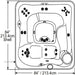 Sundance Spas Burlington Hot Tub Cover Gray 2006-2007  (P/N: 6475-113G) - Aqua-Tech 