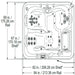 Sundance Spas Capri Hot Tub Cover Brown 2002-2005  (P/N: 6475-323M) - Aqua-Tech 