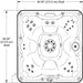 Sundance Spas Edison Hot Tub Cover Gray  (P/N: 6476-014G) - Aqua-Tech 