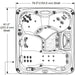 Sundance Spas Marin Hot Tub Cover Gray 2018+  (P/N: 6476-045G) - Aqua-Tech 