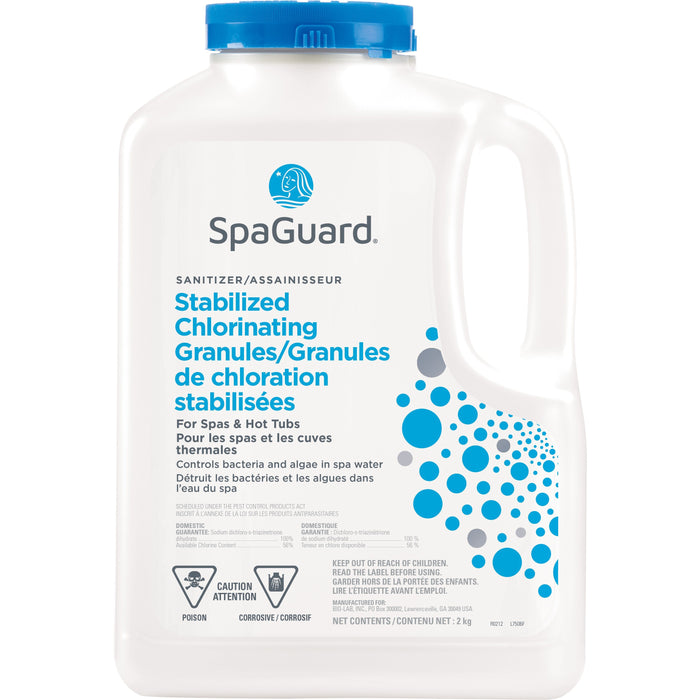 SpaGuard Stabilized Chlorinating Granules (2kg) - Aqua-Tech