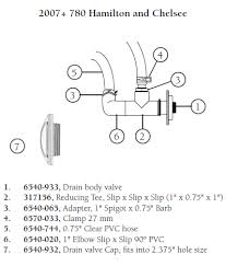 Hot Tub Parts - Sundance Spas Drain Valve Body (P/N: 6540-933)