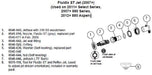 Hot Tub Parts - Sundance Spas Fluidix ST Jet Face (P/N: 6540-643) SHIPS IN 6 TO 8 WEEKS