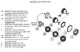 Hot Tub Parts - Sundance Spas IntelliJet LX Jetface (P/N: 6541-557)