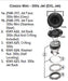 Hot Tub Parts - Sundance Spas Jacuzzi DXL Jetface (P/N: 2540-319)