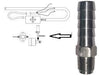 Sundance Spas Jacuzzi Series Heater Stainless Steel Freeze Barb Adapter (P/N: 6540-034) - Aqua-Tech 