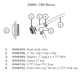 Hot Tub Parts - Sundance Spas Jacuzzi Spas Spigot By Barb Fitting (P/N: 6540-065)