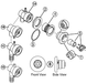 Hot Tub Parts - Sundance Spas Magna II Jet (P/N: 6541-556)
