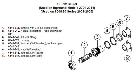 Hot Tub Parts - Sundance Spas Nut Self Leveling (P/N: 6540-644)