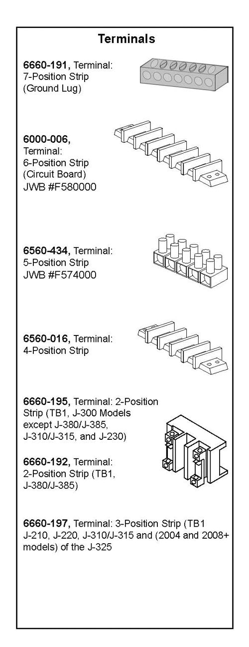 Hot Tub Parts - Sundance Spas Terminal Strip (P/N: 6660-192)