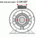 Waterway Pump 48 FR, 1.5HP, 2 Speed (P/N: 3420620-15) - Aqua-Tech 