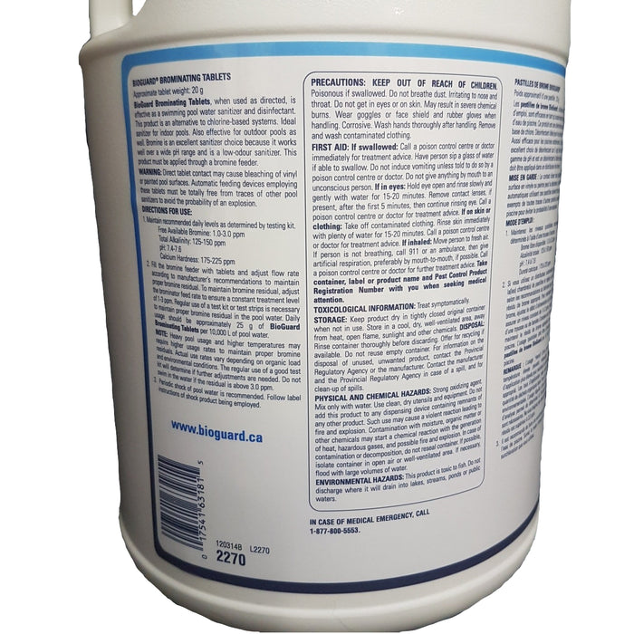 BioGuard Brominating Tablets (4kg) - Aqua-Tech 