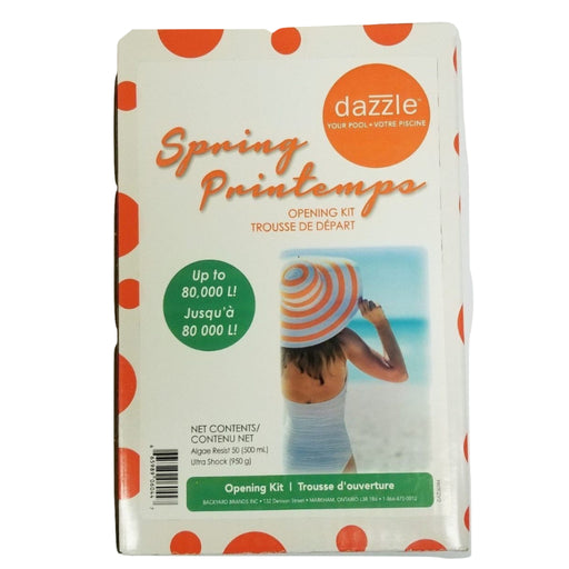Dazzle Traditional Opening Kit  (Treats up to 80,000L) - Aqua-Tech 