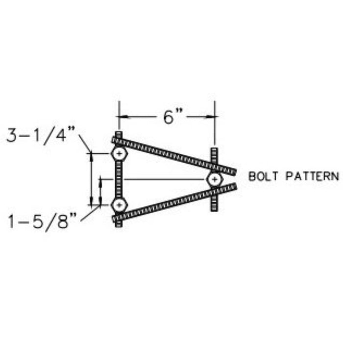 Concrete Mounting Jig for Duro-Spring Dive Board (P/N: 69-209-227-SS) - Aqua-Tech 