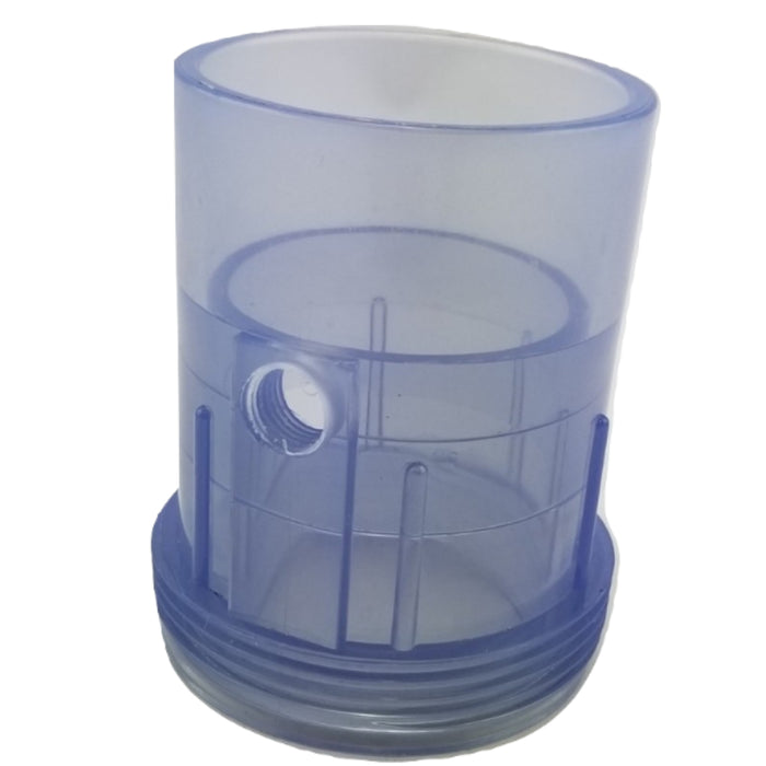 Delta UV Sanitizer Union Tailpiece Clear (P/N: 86-02402) - Aqua-Tech