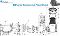 Pool Parts - EQ Series Strainer Lid Gasket (P/N: 350166) SHIPS IN 6 TO 8 WEEKS