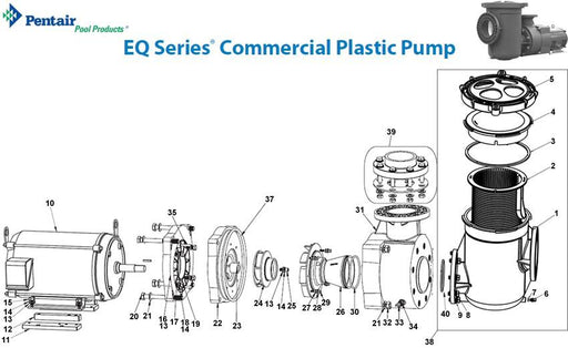 Pool Parts - EQ Series Strainer Lid Gasket (P/N: 350166) SHIPS IN 6 TO 8 WEEKS