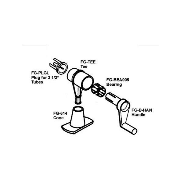 Pool Parts - Feherguard Solar Blanket Roller Stand (P/N: FG-614)