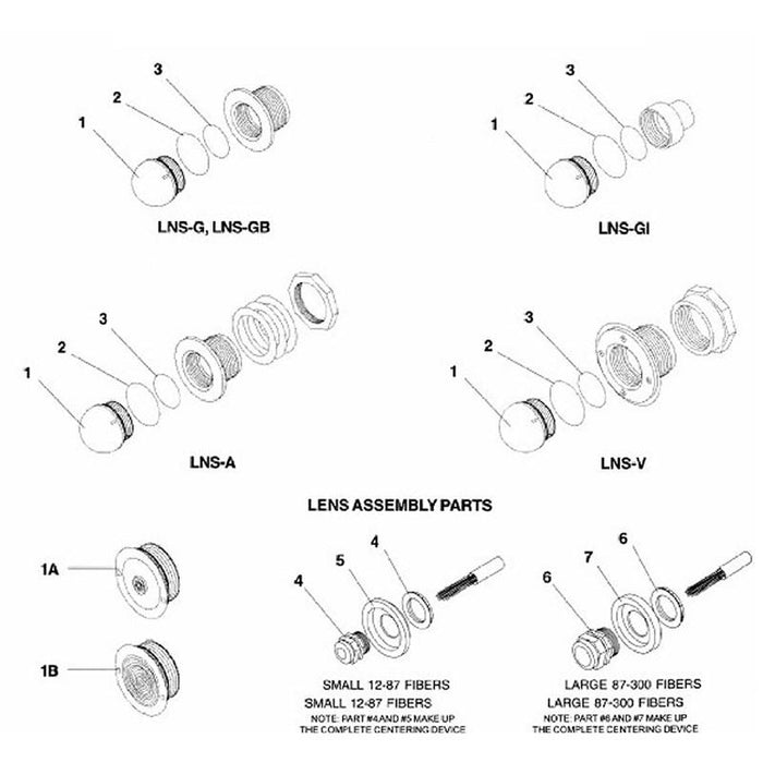 Pool Parts - Fibrestars Light Lens (P/N: B9937)
