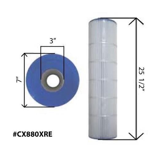 Hayward CX880XRE Single Cartridge for C4025 (P/N: C-7488) - Aqua-Tech 