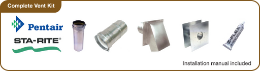 Pentair and Sta-Rite Vent Kit ( P/N: CKG-1000 ) - Aqua-Tech 