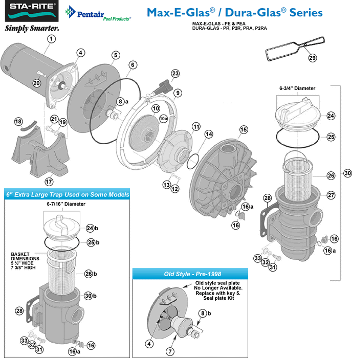 Pentair/Sta-Rite Seal Plate Replacement O-Ring for Maxeglass (P/N: U9-228A)