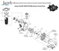 Pool Parts - Zodiac/Jandy 2 Inch By 2.5 Inch Tail Piece Replacement Kit (P/N: R0449000)