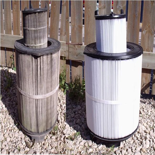 Chemical Cleaning of Cartridge Pool Filter (sku svc2209)