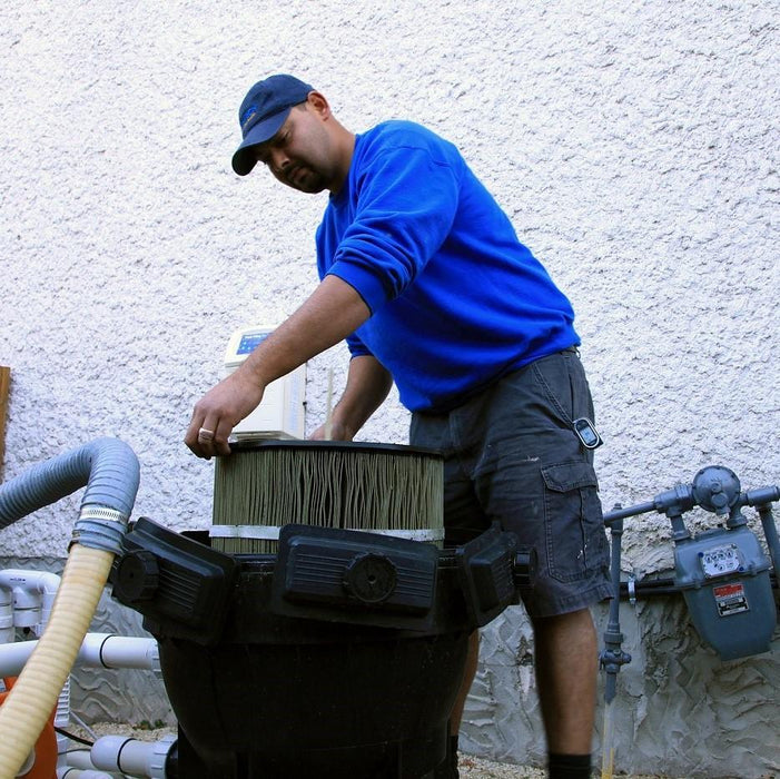 Chemical Cleaning of Cartridge Pool Filter (sku svc2209)